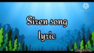 Sara Singer Siren song lyrics [upl. by Alesig]