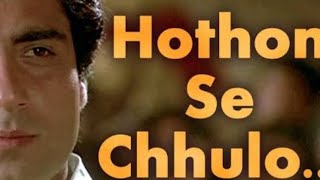 Hothon Se Chhu lo TumPremgeet songroshan youtube viralvideo romantic videos jagjitsingh [upl. by Conlan]