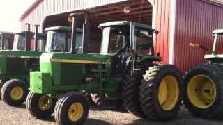 John Deere cold start 4430 4440 4450 4455 [upl. by Ailla]