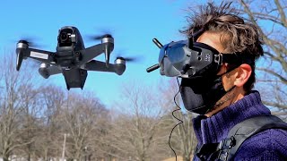 Handson DJI’s FPV is so immersive you’ll feel like you’re flying at nearly 90mph [upl. by Adnirual]