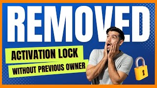 Remove Activation Lock without Previous Owner [upl. by Atekin345]