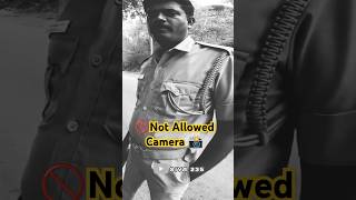 Camera not allowed 🚫😔 solobikertravler splendorrider travel motovlog solorider police vlog [upl. by Kruter52]