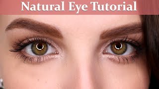 Natural Eyeshadow Tutorial  Beginner Makeup Tips [upl. by Ahseel41]