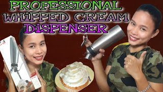 PROFESSIONAL WHIPPED CREAM DISPENSER UNBOXING  JULIE JAZMIN [upl. by Pettifer]