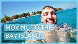 I MOVED TO AN ISLAND  Moving my Life to Utila Honduras vlog 001 [upl. by Adoc]