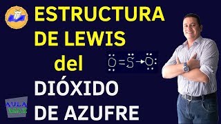 Estructura de Lewis del dióxido de azufre  SO2 [upl. by Cottle]