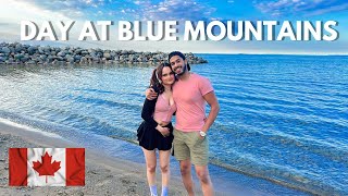 A DAY AT BLUE MOUNTAINS 🏔️  HEAVEN IN CANADA 🇨🇦 [upl. by Johnette481]