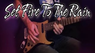 Adele  Set Fire To The Rain  Instrumental Electric Guitar Cover  By Paul Hurley [upl. by Sibilla]