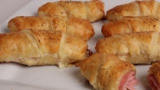 Ham and Cheese Croissants  Laura Vitale  Laura in the Kitchen Episode 322 [upl. by Imtiaz69]