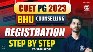 BHU PG 2023 registration process step by step  BHU PG Counselling 2023  Vaibhav Sir [upl. by Jolda]