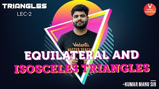 Equilateral and Isosceles Triangle  Triangle  2  NCERT Solutions for Class 7 Maths  CBSE Class 7 [upl. by Inus]