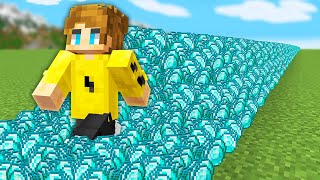 Minecraft But Everything I Touch Turns To Diamond [upl. by Sinnaiy]