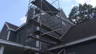 HOME DEPOT SCAFFOLDING  FIRST USE [upl. by Elumas]