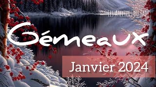 🟡 GÉMEAUX JANVIER 2024  Ça bouge dans vos relations ‼️❤ [upl. by Attela]