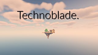 Technoblade Sadist animatic Minecraft remake  Minecraftomaric Techno tribute [upl. by Dobson625]