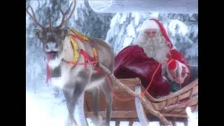 Père Noël amp rennes en Laponie 🦌🎅 le départ du Papa Noël Finlande  Santa Claus Pôle Nord Rovaniemi [upl. by Hteb]