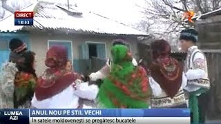 Obiceiuri în ajunul Anului Nou pe stil vechi în Republica Moldova [upl. by Beatrice233]