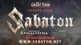 Sabaton announce European tour dates for 2020 [upl. by Hanway]