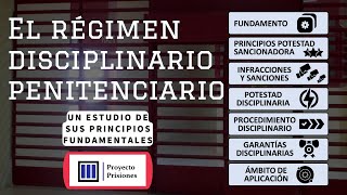 El régimen disciplinario penitenciario y sus principios fundamentales [upl. by Ydeh78]