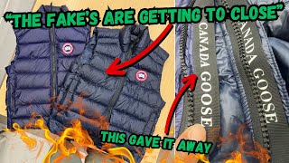 FAKE VS REAL 2024 CANADA GOOSE CROFTON GILET VEST  HOW TO SPOT [upl. by Tegdig]