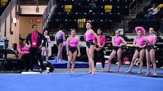 Pryia Floor Routine Westerns Coralville Iowa 2024 [upl. by Rednijar266]