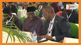 ExNigeria President Goodluck Jonathan graces inaugural Africa AgriTech Conference in Nairobi [upl. by Annayat151]