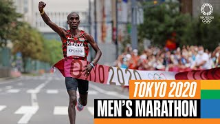 Kipchoge 🇰🇪 wins marathon gold again 🥇  Tokyo Replays [upl. by Waldman221]