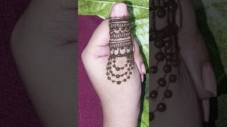 New Thumb mehndi designsimpleeasytrendingytshort [upl. by Aushoj]