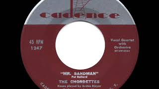 1954 HITS ARCHIVE Mr Sandman  Chordettes a 1 record [upl. by Anasiul]