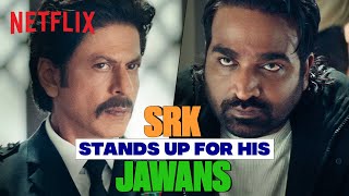 SRK holds Vijay Sethupathi Responsible for his ACTIONS in Jawan  Netflix India [upl. by Imac]