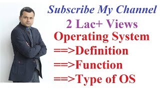 Operating System Definition Objective  Function and Types [upl. by Ahsiekan88]