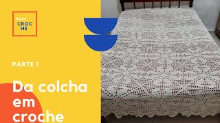 colcha em croche part 1 [upl. by Esoj874]