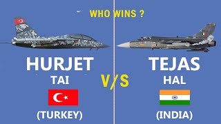 Comparison of Hurjet Turkey vs Tejas India  Specifications Speed Weapons Price [upl. by Claude582]