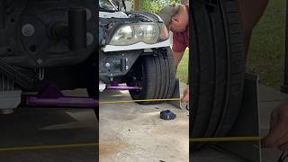 How to align a car with toe plates carguy shorts mechanic bmw automobile [upl. by Nnaaras]