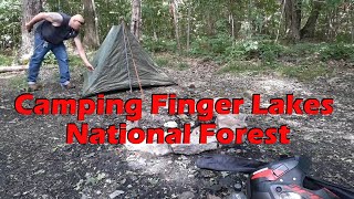 Cayuga Lake Scenic Byway Part II  Camping Finger Lakes National Forest [upl. by Htiekram]