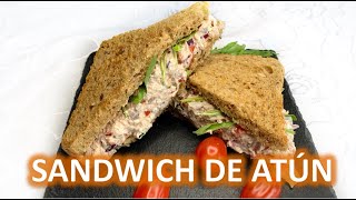 Receta de desayuno sandwich de atún ⊛  EL MEJOR 👌 [upl. by Htrowslle79]