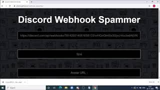 Best Discord Webhook Spammer Latest 2020 [upl. by Alahcim]