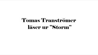 Tomas Tranströmer läser dikten [upl. by Hedda670]