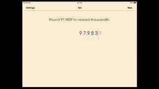 Rounding decimals to the nearest thousandth [upl. by Odlo915]