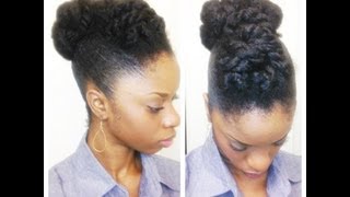 Twisted Updo  Natural Hair [upl. by Avaria]