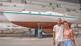 COPPERCOATING our SALVAGED BOAT Saying GOODBYE to ANTIFOULING PAINT [upl. by Chelsey]