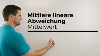 Mittlere lineare Abweichung vom Mittelwert Häufigkeitsverteilung Statistik  Mathe by Daniel Jung [upl. by Anierdna]