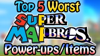 Top 5 Worst Mario PowerUpsSmash Bros Items [upl. by Nirrat]