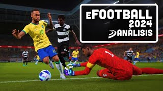 El FÚTBOL de KONAMI MEJORA ¿SUFICIENTE para recordar a PES  ANÁLISIS eFOOTBALL 2024 [upl. by Nannek]