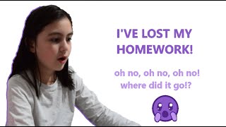 quotIve Lost My Homeworkquot song with LYRICS Cover  Popular Choir Song  Kids Magical World [upl. by Puna]