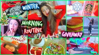 Winter Morning Routine  Giveaway [upl. by Ycniuq]