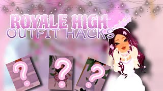 ROYALE HIGH Outfit HACKS ✨👗  Lxvelly [upl. by Atoked]