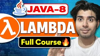 Master Java Lambda Expressions in 90 Mins  Java 8 Lambda Expressions Full Course  Java Tutorial [upl. by Mellie105]