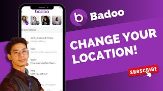 Badoo  How to Change Location [upl. by Augusta]