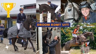 Mijn eerste internationale OVERWINNING🏆 Eventing Oud Karspel ✰vlog 293✰  Kristy Snepvangers [upl. by Eednac]